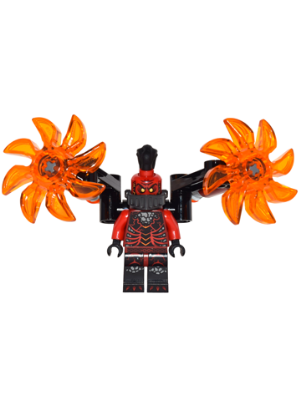 LEGO Minifigure-Ultimate General Magmar-Nexo Knights-NEX056-Creative Brick Builders